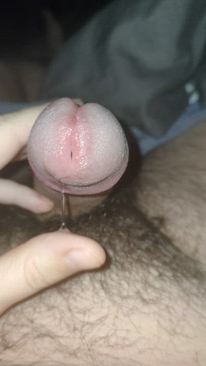 Masturbating Penis Precum clip
