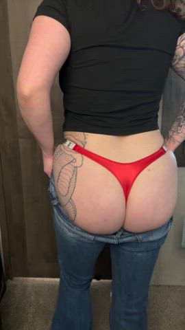 jeans pawg tattooed clip