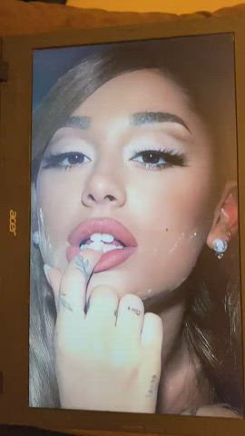 Ariana Grande Cum Tribute clip