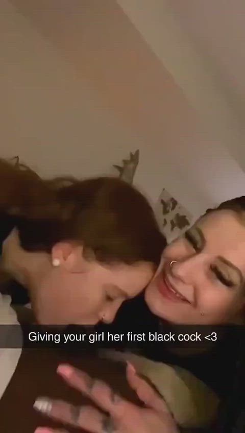 bbc blowjob double blowjob sharing smile white girl blowjobs clip