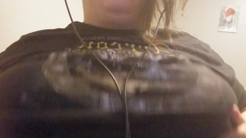 BBW Big Tits Nipple Play Thick clip