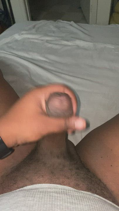 Finally off work and time to edge my cock