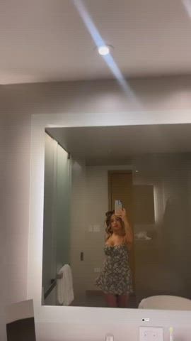 ass big tits dress dressing room huge tits natural tits selfie tits wrestling clip