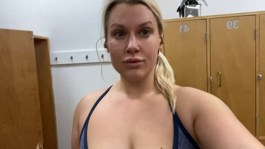 My boobs were popping out of this sports bra and I loved it!