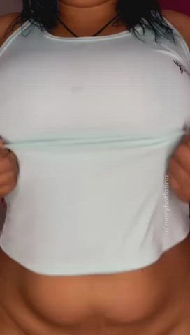 amateur big tits bouncing tits chubby dancing hotwife latina milf natural tits thick