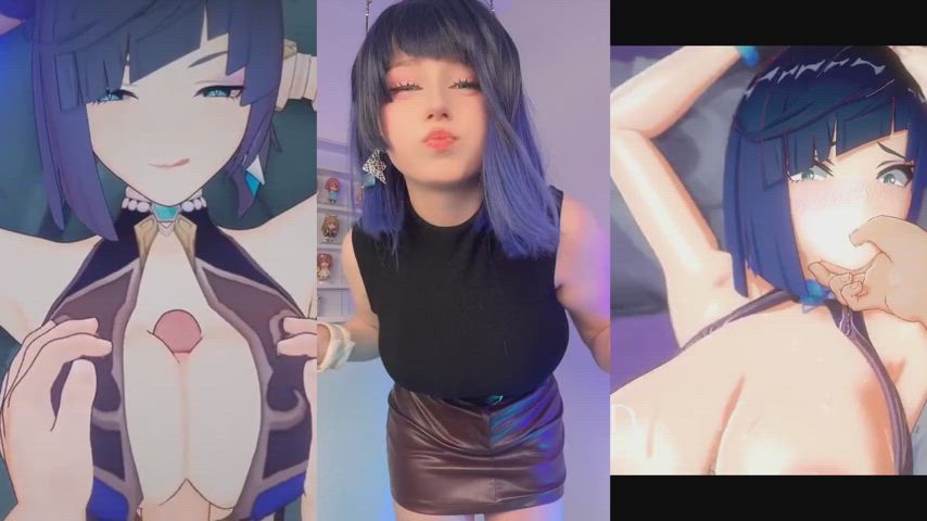 animation bwc babecock cosplay hentai split screen porn tiktok clip