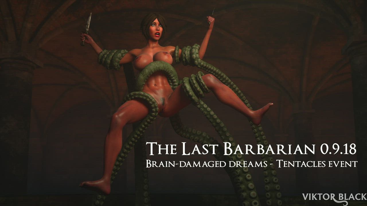 Trapped in Tentacle Cave [The Last Barbarian](Viktor Black)
