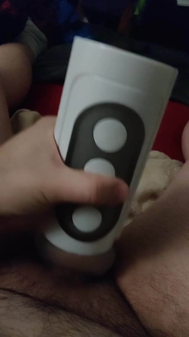 Trying out my new Tenga Flip, definitely enjoyable.