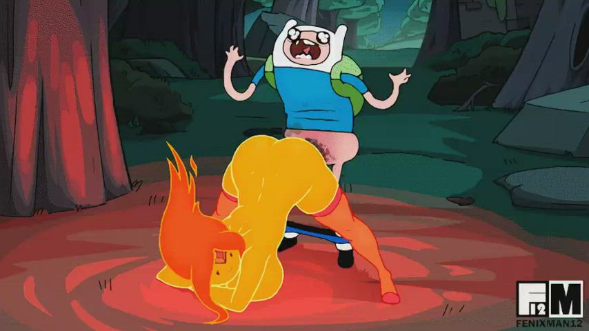 Rule 34 Flame Princess makes Finn a HOTDOG (Fenixman12) [Adventure Time]