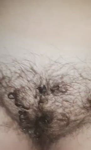 amateur cum cum on pussy cumshot hairy hairy pussy homemade clip