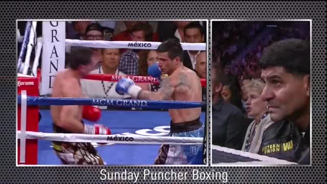 Angel Garcia in the final seconds of Garcia-Matthysse