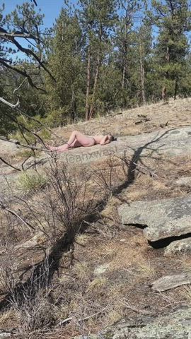 Ever imagined me pleasuring myself in the mountains, uninhibited &amp; free?