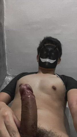 asian cock jerk off male masturbation clip