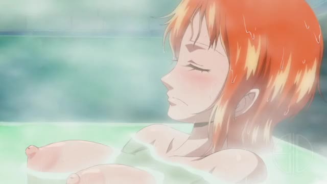 Nami in bathhouse by S10collage