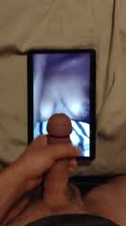bwc cum ebony male masturbation orgasm tribbing tribute clip