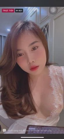 asian babe big tits boobs milf petite public tits vietnamese clip