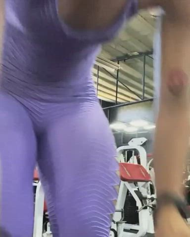 Big Ass Bubble Butt Fitness Gym Thick clip