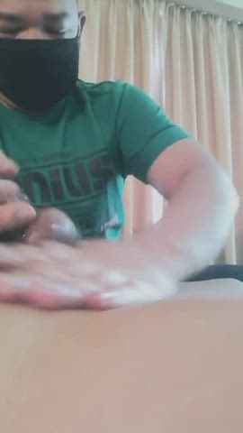 Asian Cock Erection Malaysian Massage Oiled Sucking clip