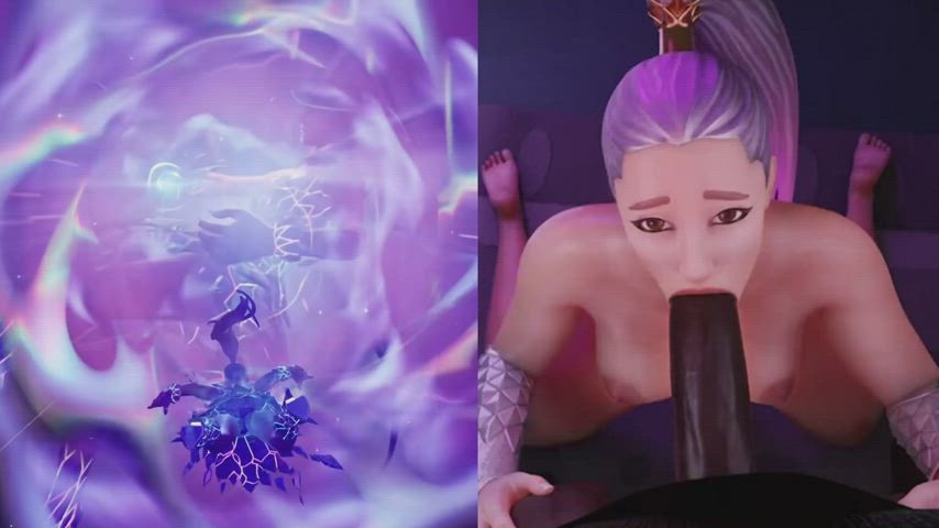 3D Animation Ariana Grande BBC Rule34 SFM Split Screen Porn White Girl clip
