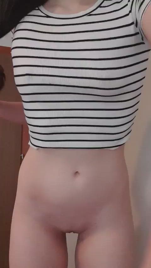 Use my tiny tits for stress relief