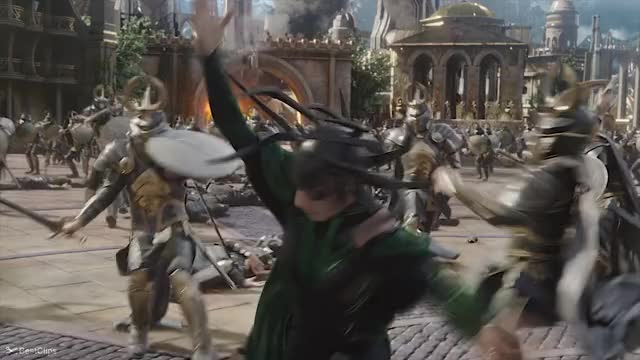 Hela vs The Legion of Asgard - Fight Scene - Thor Ragnarok (2017) Movie CLIP HD