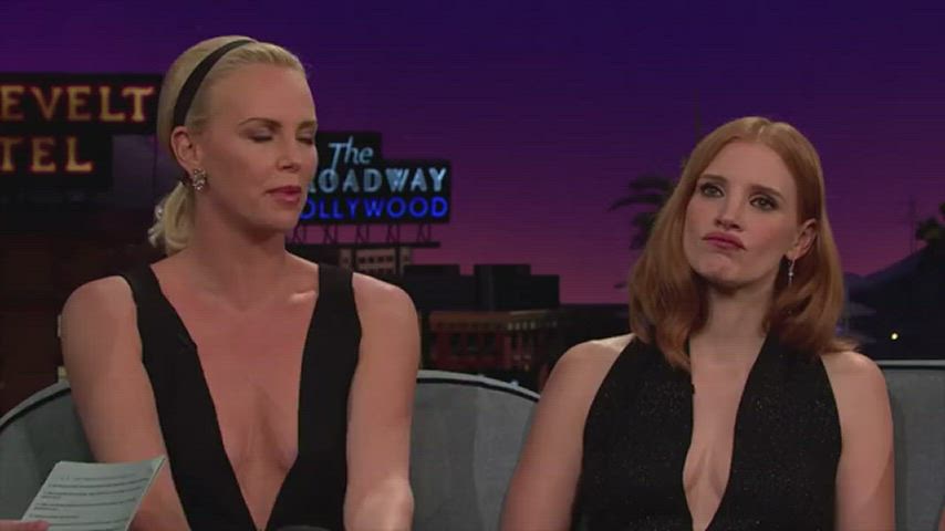Charlize Theron and Amy Adams