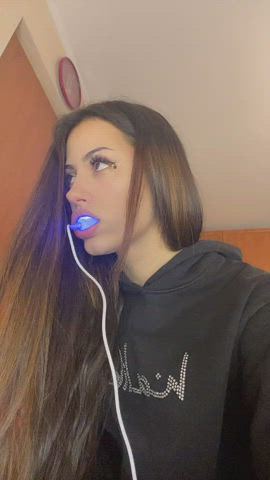 blowjob cum in mouth cum licking cum swallow tiktok clip