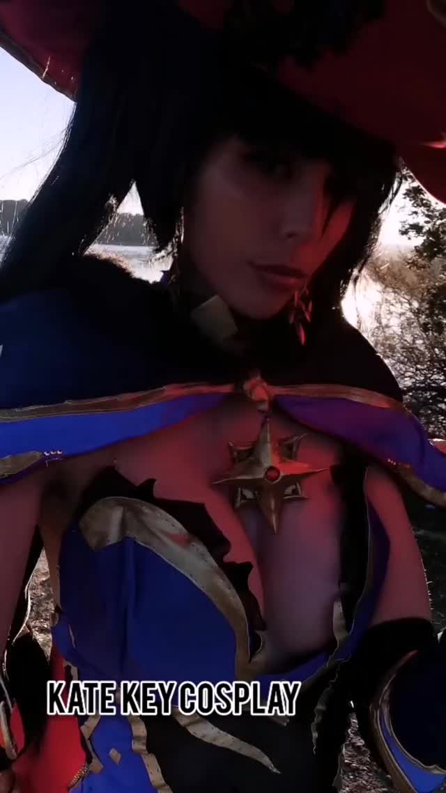 Mona cosplay from Genshin Impact by Kate Key