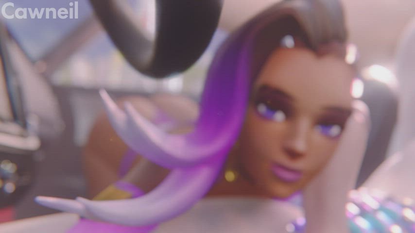 Sombra blowjob on the road (Cawneil)