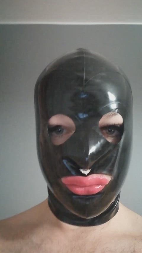big dick blowjob condom deepthroat femboy gay hardcore latex lips trans clip