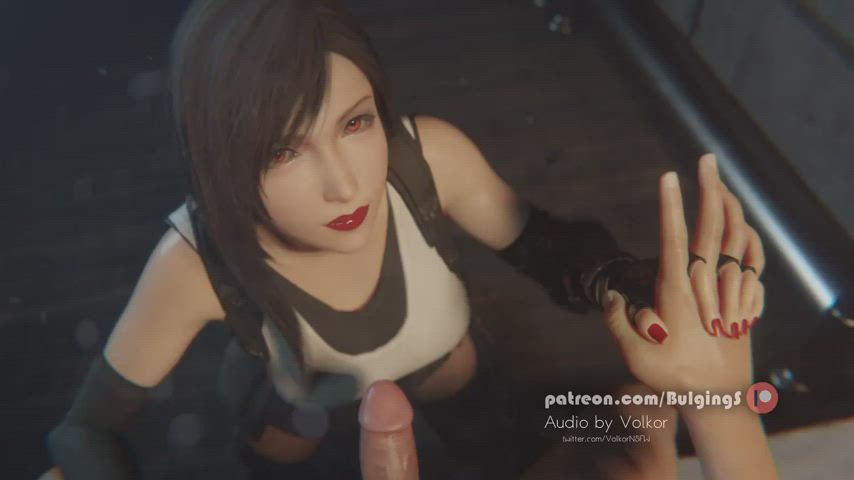 Animation Blowjob Sucking Tifa Lockhart clip