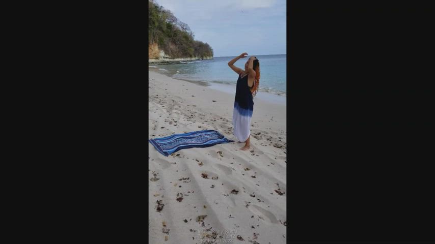My Professore brought me to a nude beach. Watch to the end for a little surprise.
