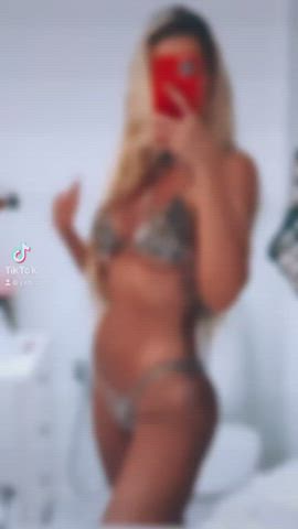 babe bikini blonde brazilian celebrity tanned clip