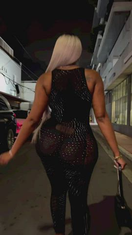 ass booty ebony heels tall thick clip