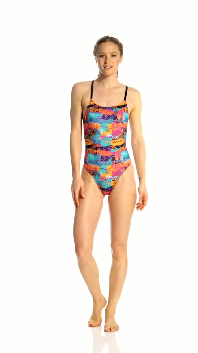 Dolfin Bellas Woman's Cancun Ultra Low Back One Piece Swimsuit