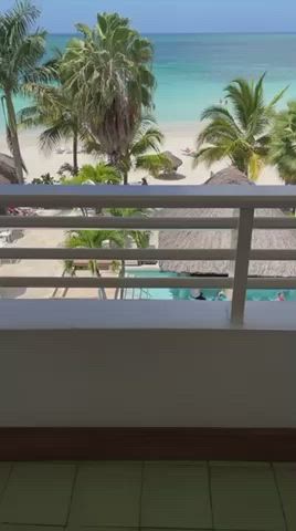 Blowjob on the balcony