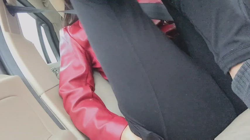 Getting myself off while hubby drives me to the mall, 34 Latina