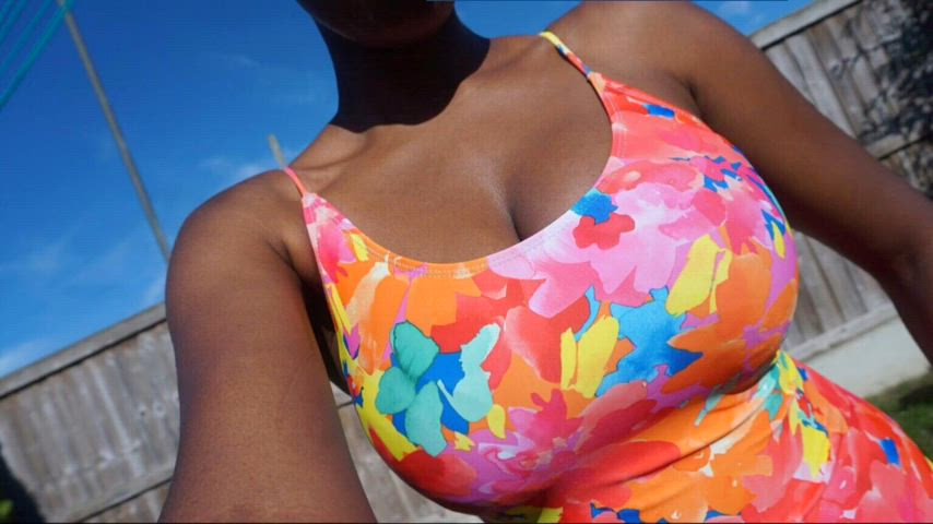 african american big tits boobs ebony onlyfans public solo clip