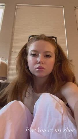barely legal big tits redhead teen clip