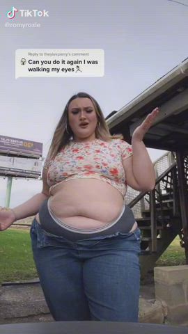 bbw non-nude tiktok clip