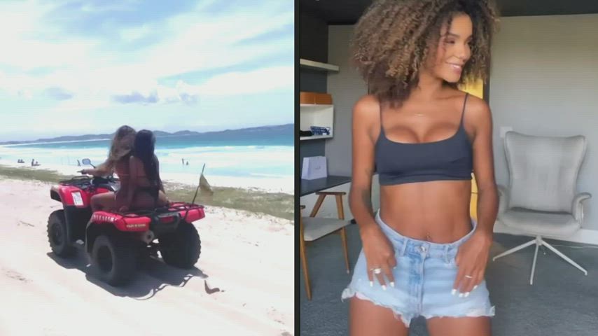 Ass Bikini Brazilian Dancing Ebony clip