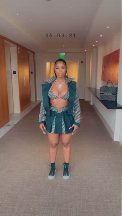 Kash Doll looking good in Dior