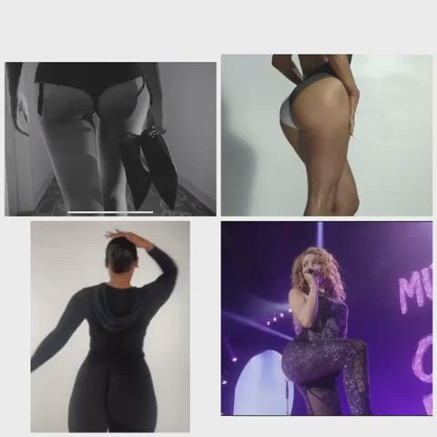 Babes Big Ass Celebrity Jennifer Lopez Megan Thee Stallion Shaking Shakira Twerking