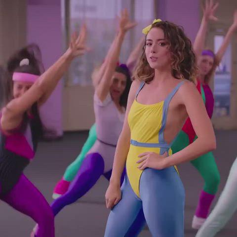 chloe bennet yoga yoga pants clip