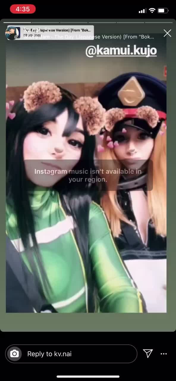 my waifu and her cute friend in sexy skin tight cosplay!