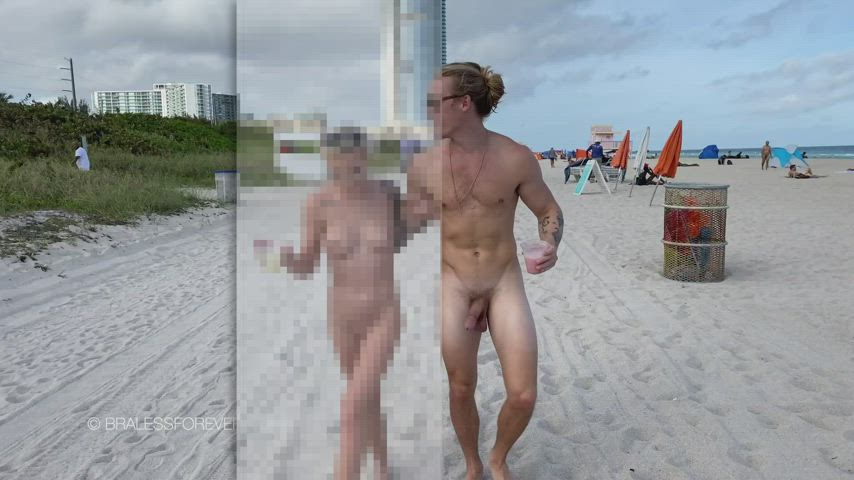 Censored Cock Outdoor clip