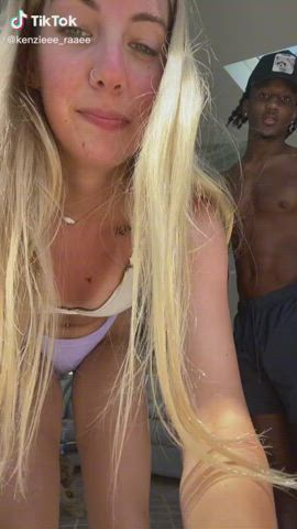 African American Ass BBC Bikini Blonde Interracial Pawg SFW TikTok clip