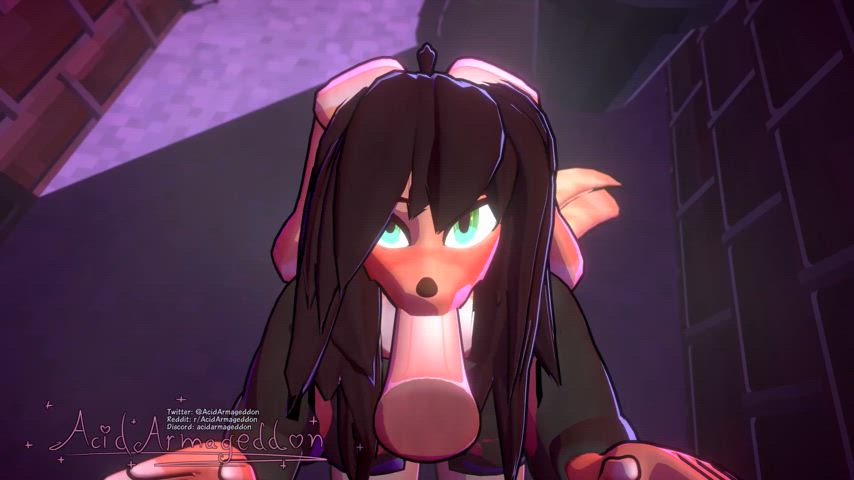 animation blowjob orgasm clip