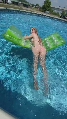 bikini gracie jane non-nude swimming pool trans wet clip