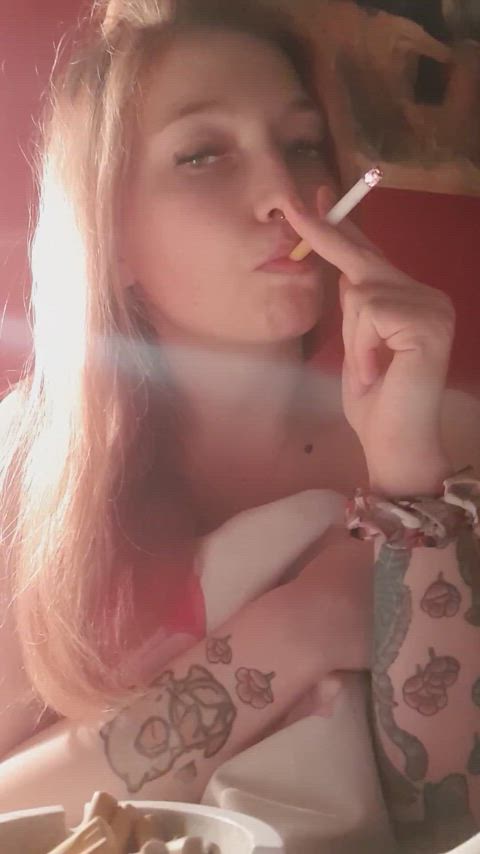 Blonde German Smoking Porn GIF by theresa_smoke